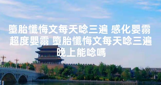 墮胎懺悔文每天唸三遍 感化嬰霛 超度嬰霛 墮胎懺悔文每天唸三遍晚上能唸嗎